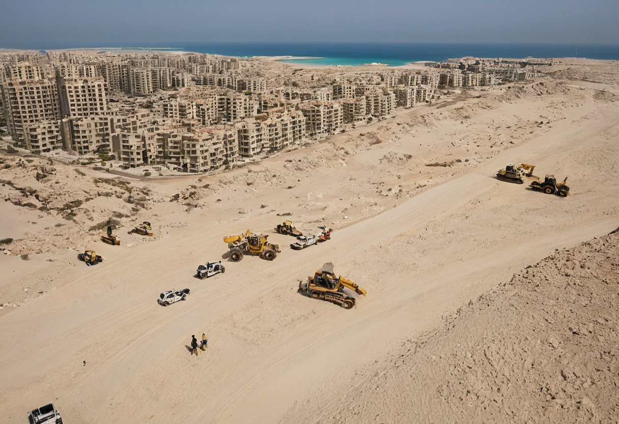 Travel planning visual for Site access rules can determine whether an Al Marjan Island fit-out programme is workable